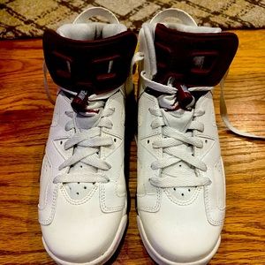 Jordan’s red and white.